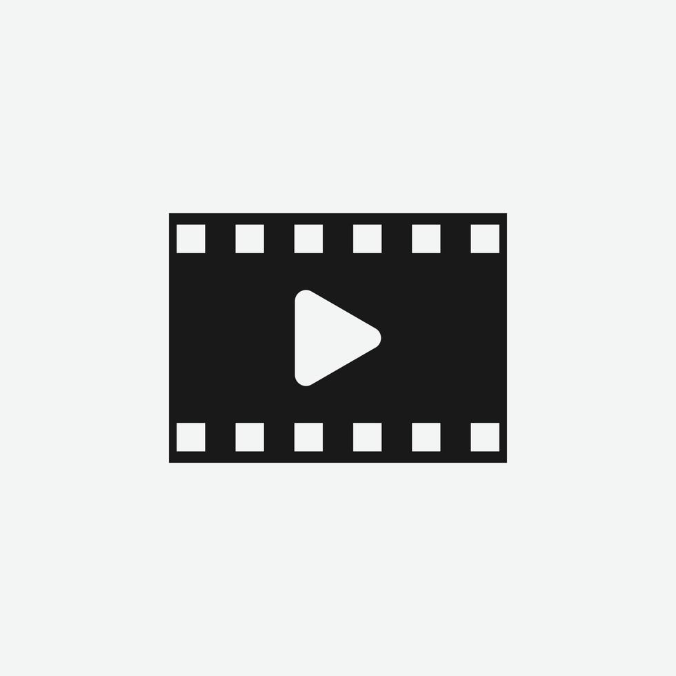 vector illustration of movie icon