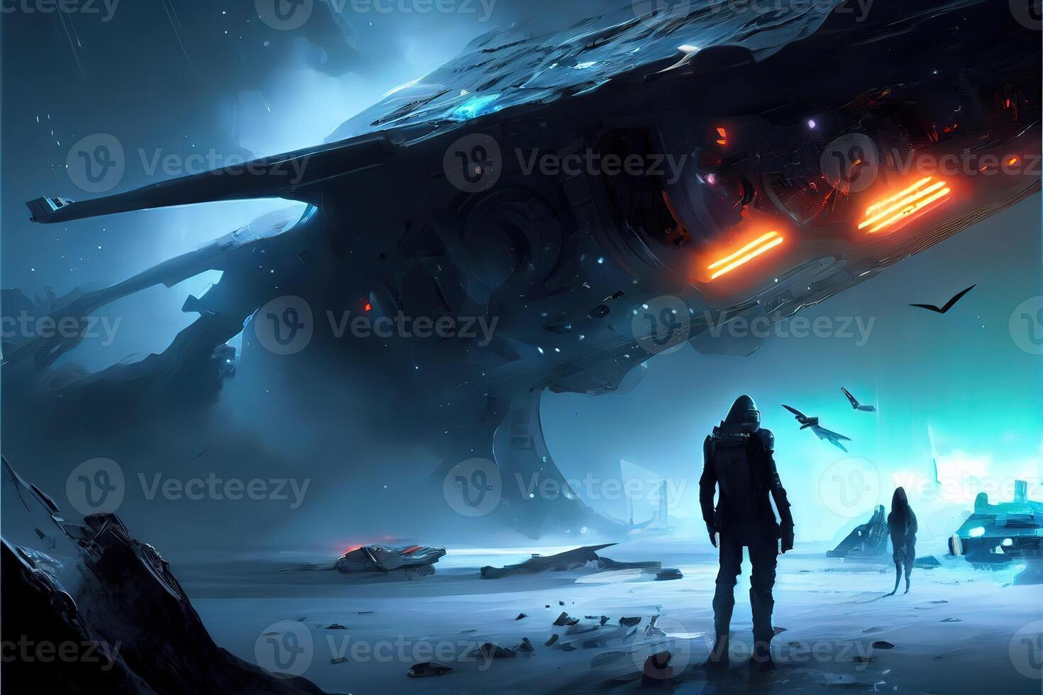 Illustration Of Amazing Science Fiction Wallpaper Digital Art Sci illustration-of-amazing-science-fiction-wallpaper-digital-art-sci