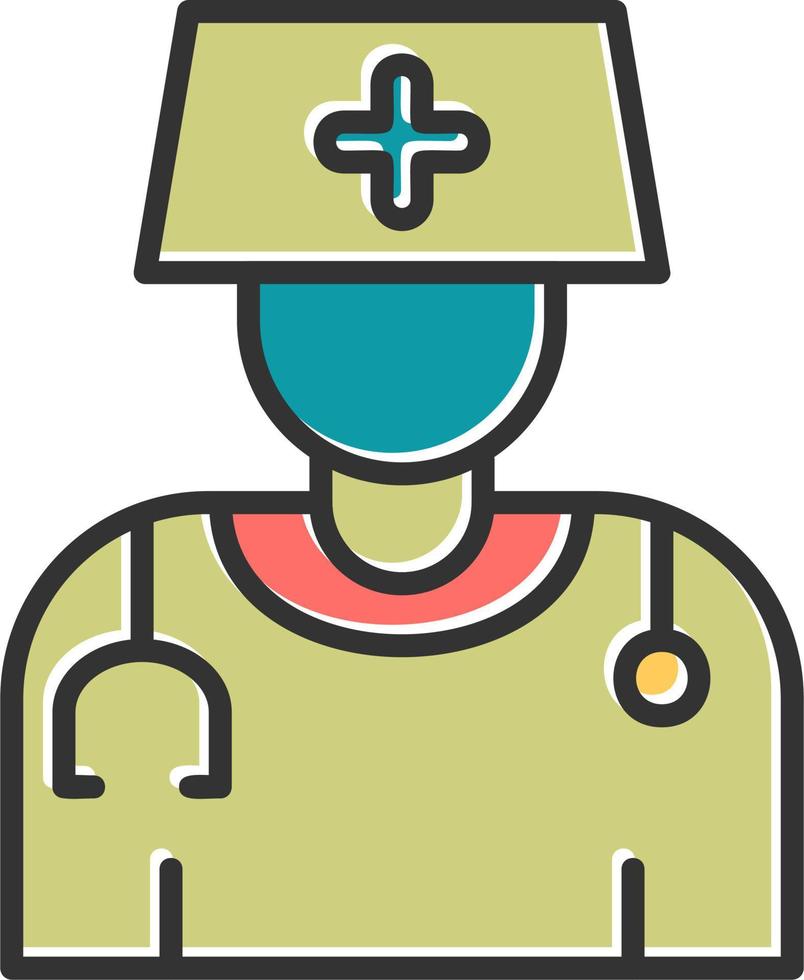 Lady Doctor Vector Icon