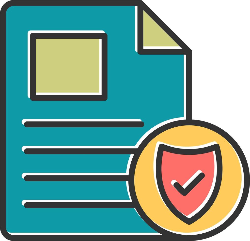 Approved Document Vector Icon