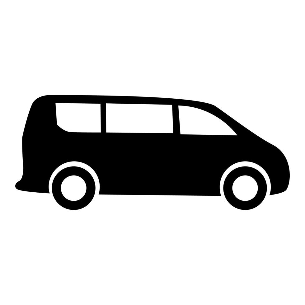 Car icon. Vector illustration isolated on white background. EPS 10