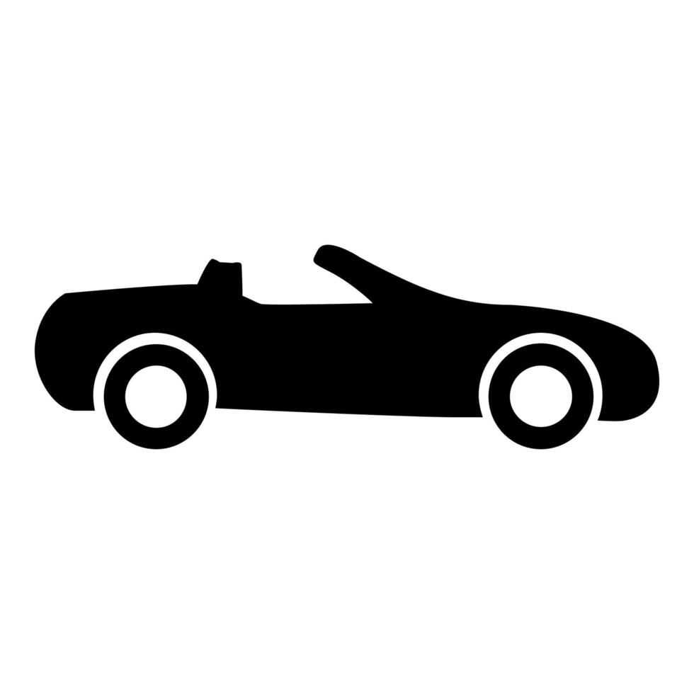 Car icon. Vector illustration isolated on white background. EPS 10