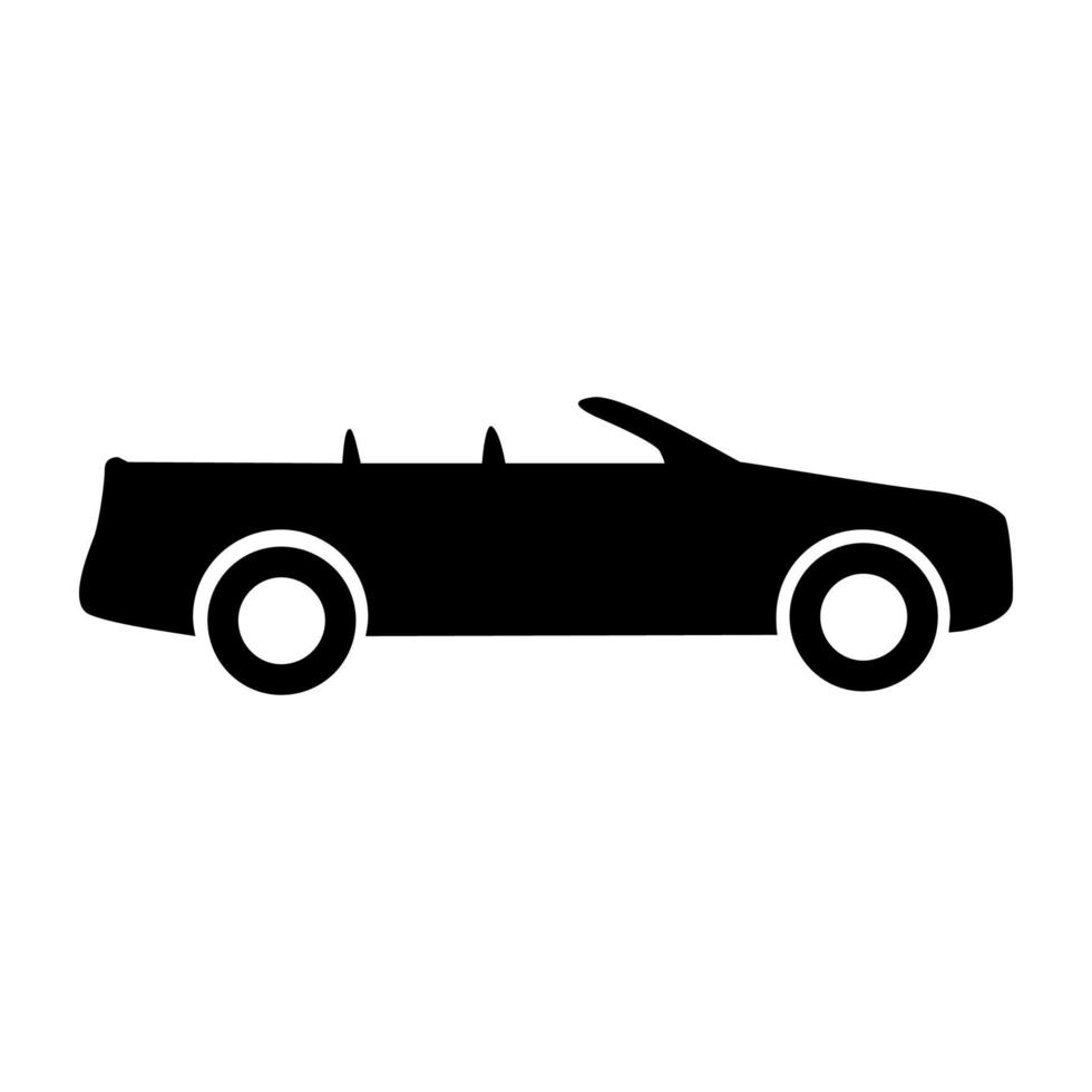 Car icon. Vector illustration isolated on white background. EPS 10
