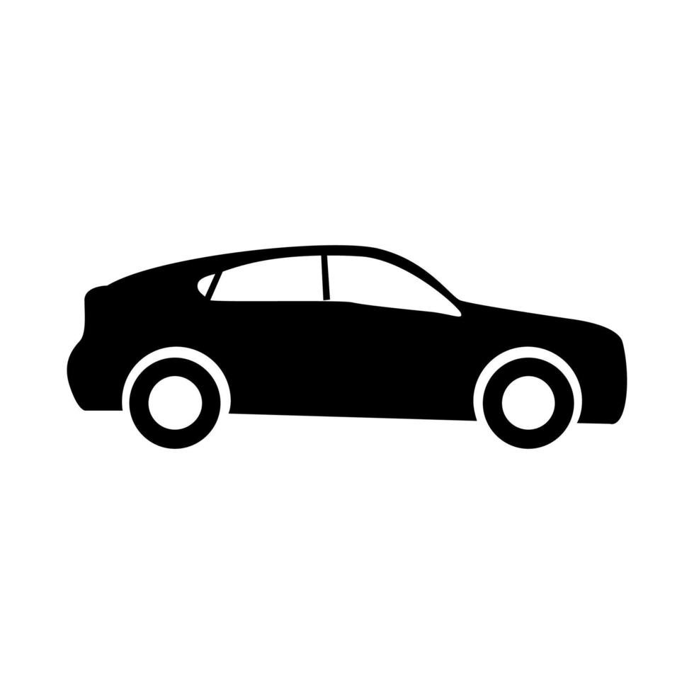 Car icon. Vector illustration isolated on white background. EPS 10