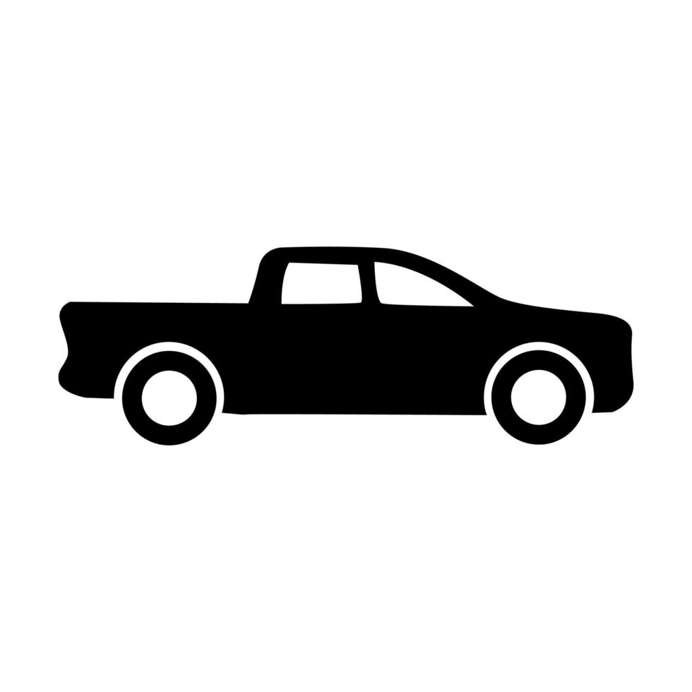 Car icon. Vector illustration isolated on white background. EPS 10
