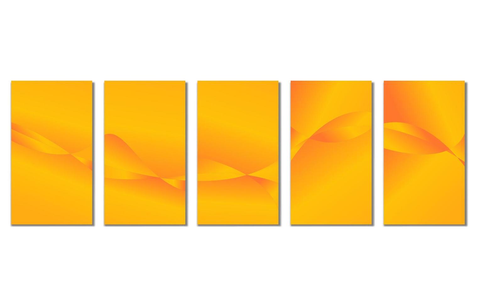 set of vector colorful abstract fluid gradient background
