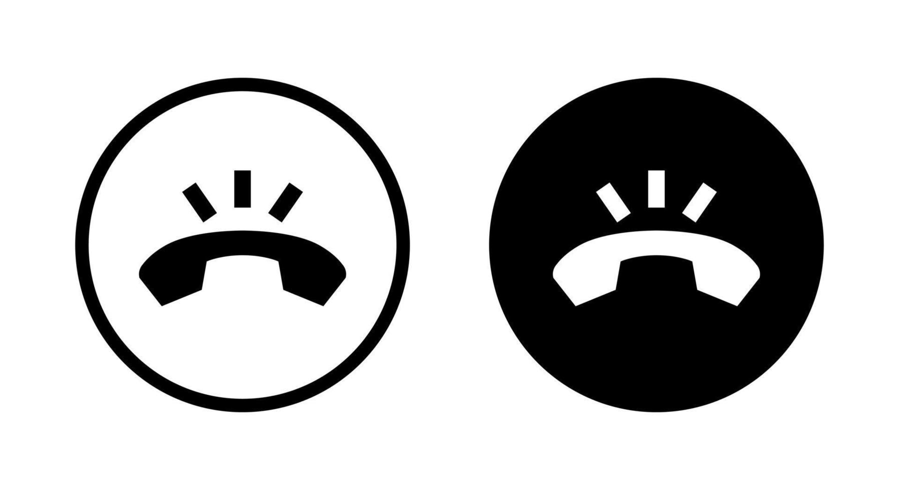 Call icon vector. Phone receiver ring concept vector