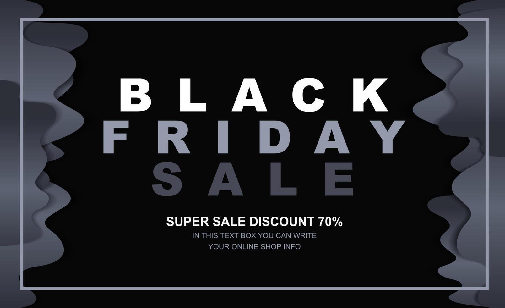 Black Friday Sale Background vector