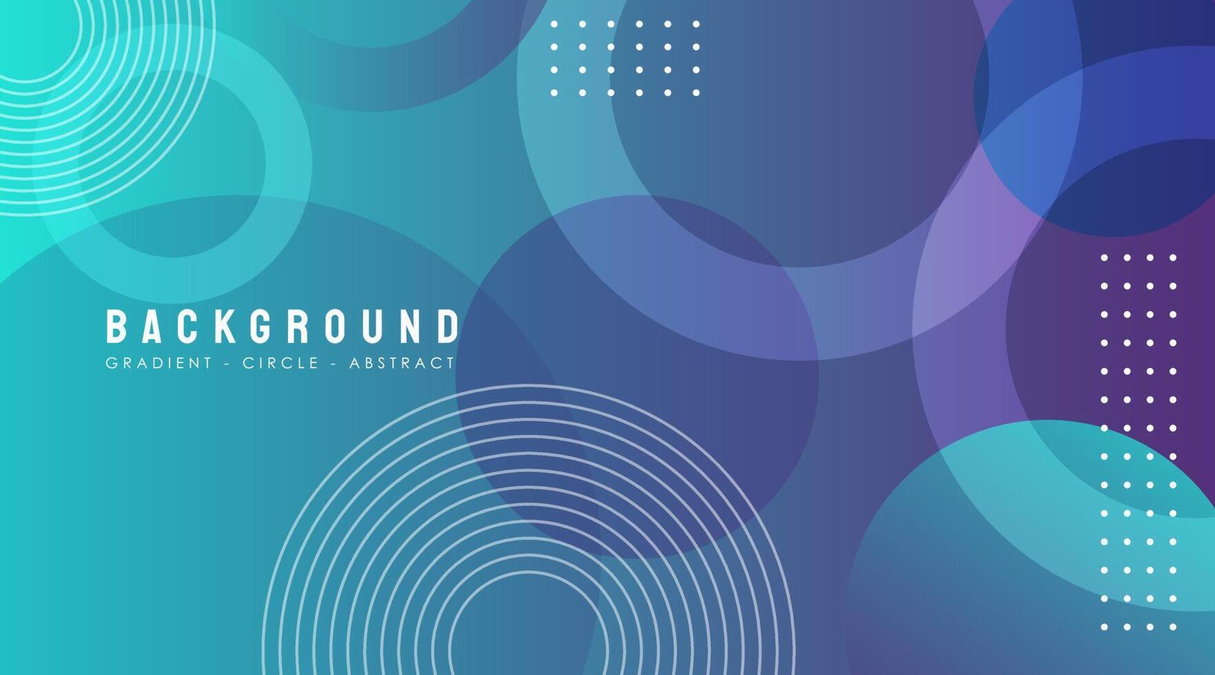 gradient circle background vector