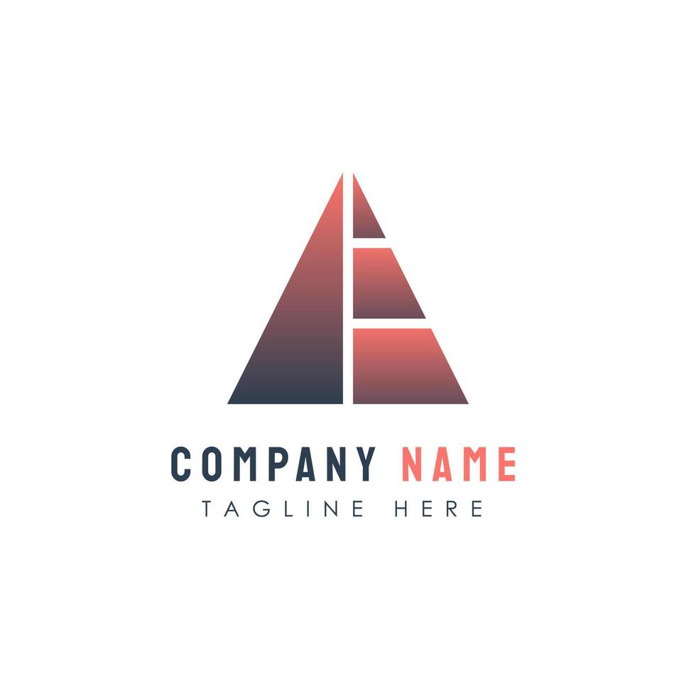 triangle logo design vector