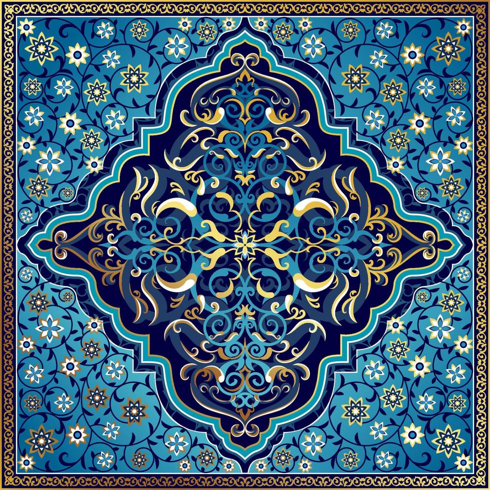 Persian Eslimi Pattern Backgorund 22655326 Vector Art at Vecteezy