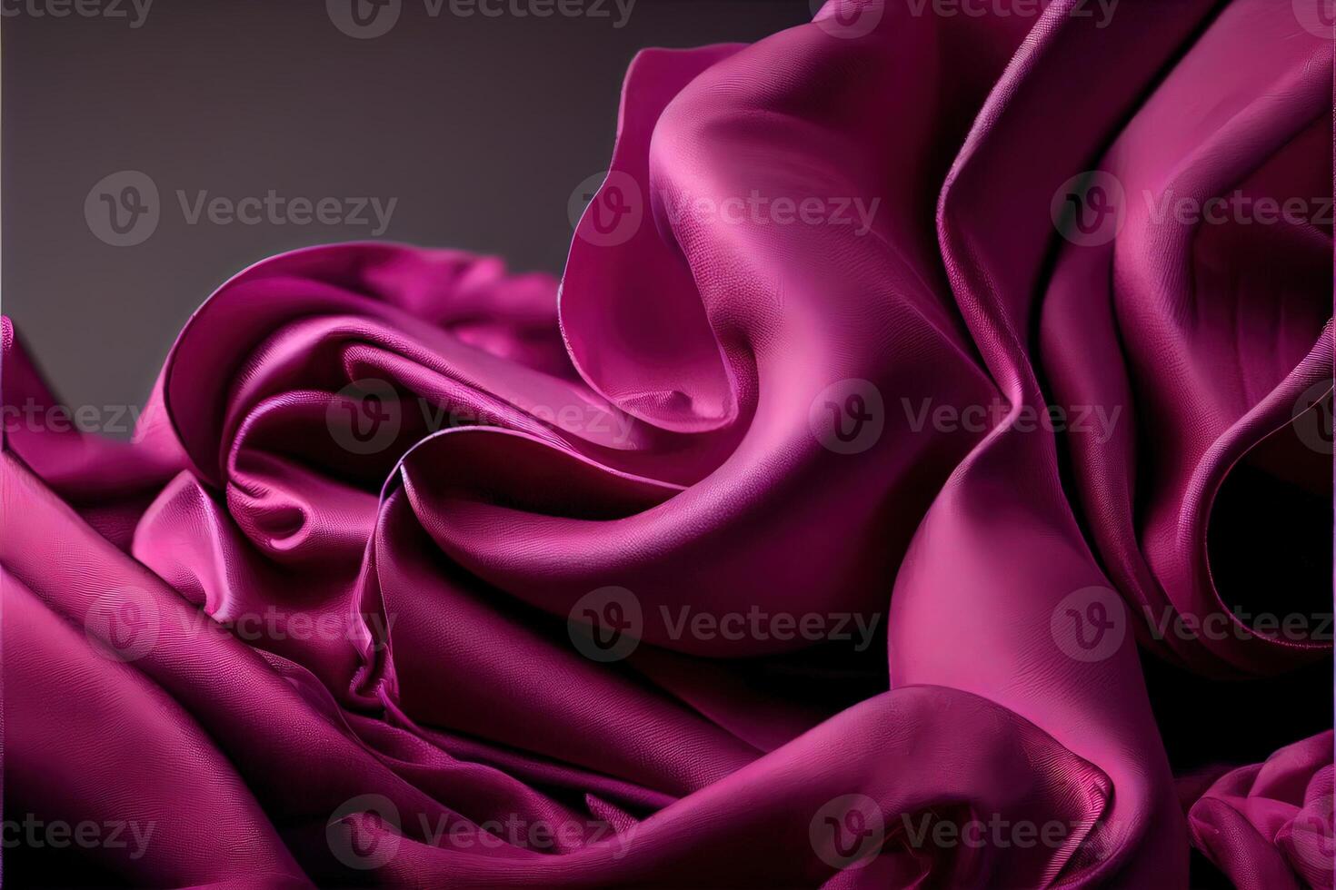 generativo ai ilustración de suave magenta, rosado tela foto