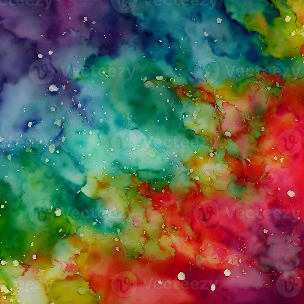 Abstract watercolor background, Digital painted texture, Liquid watercolor background, Designed with artificial intelligence, photo