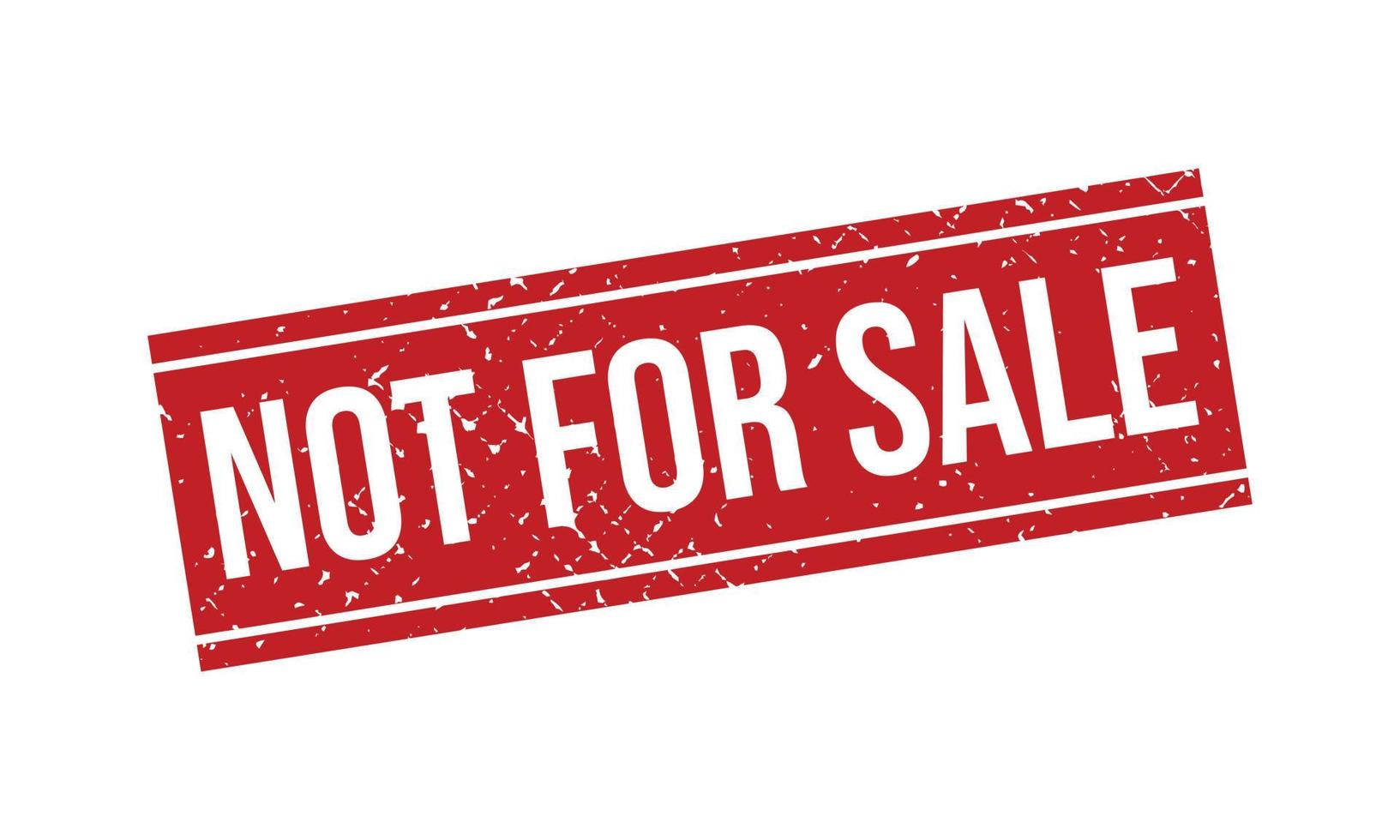 Not For Sale Rubber Stamp. Not For Sale Grunge Stamp Seal Vector Illustration