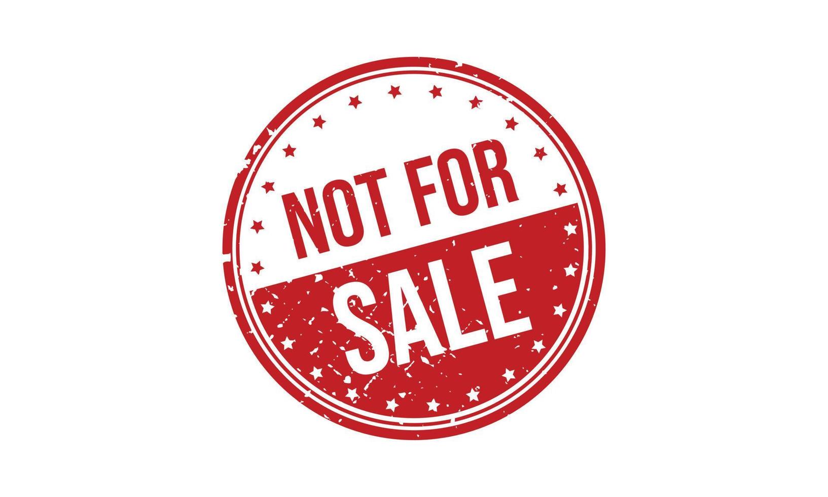 Not For Sale Rubber Stamp. Not For Sale Grunge Stamp Seal Vector Illustration
