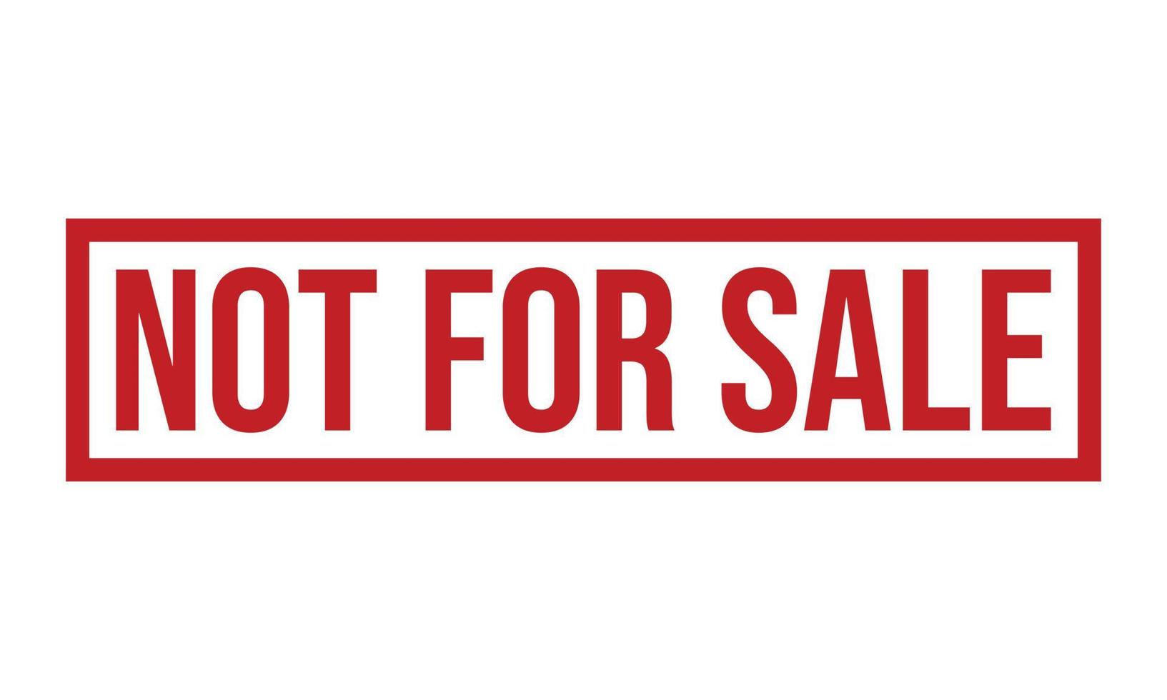 Not For Sale Rubber Stamp. Not For Sale Grunge Stamp Seal Vector Illustration