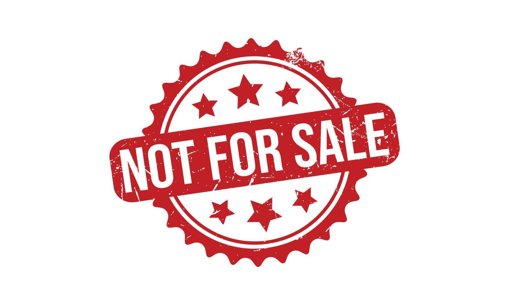 Not For Sale Rubber Stamp. Not For Sale Grunge Stamp Seal Vector Illustration