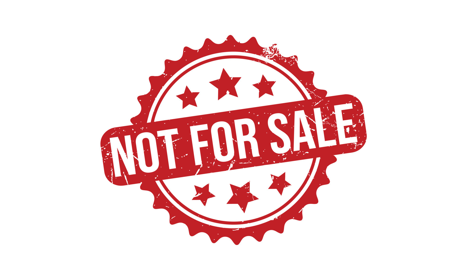 Not For Sale Rubber Stamp. Not For Sale Grunge Stamp Seal Vector