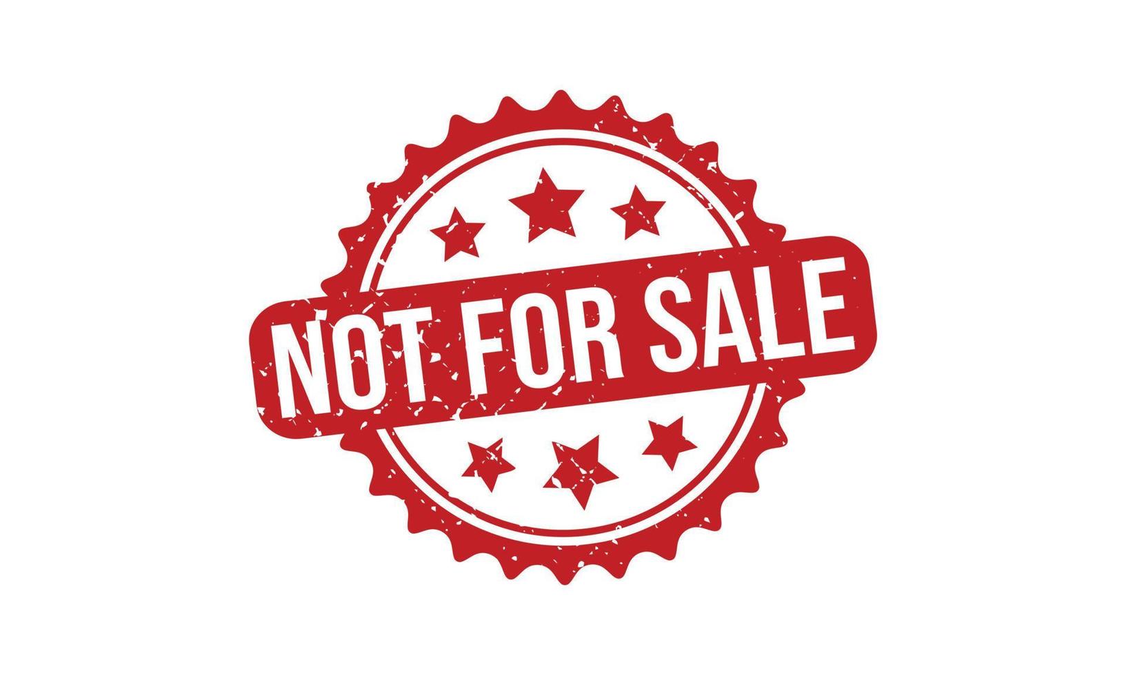 Not For Sale Rubber Stamp. Not For Sale Grunge Stamp Seal Vector Illustration