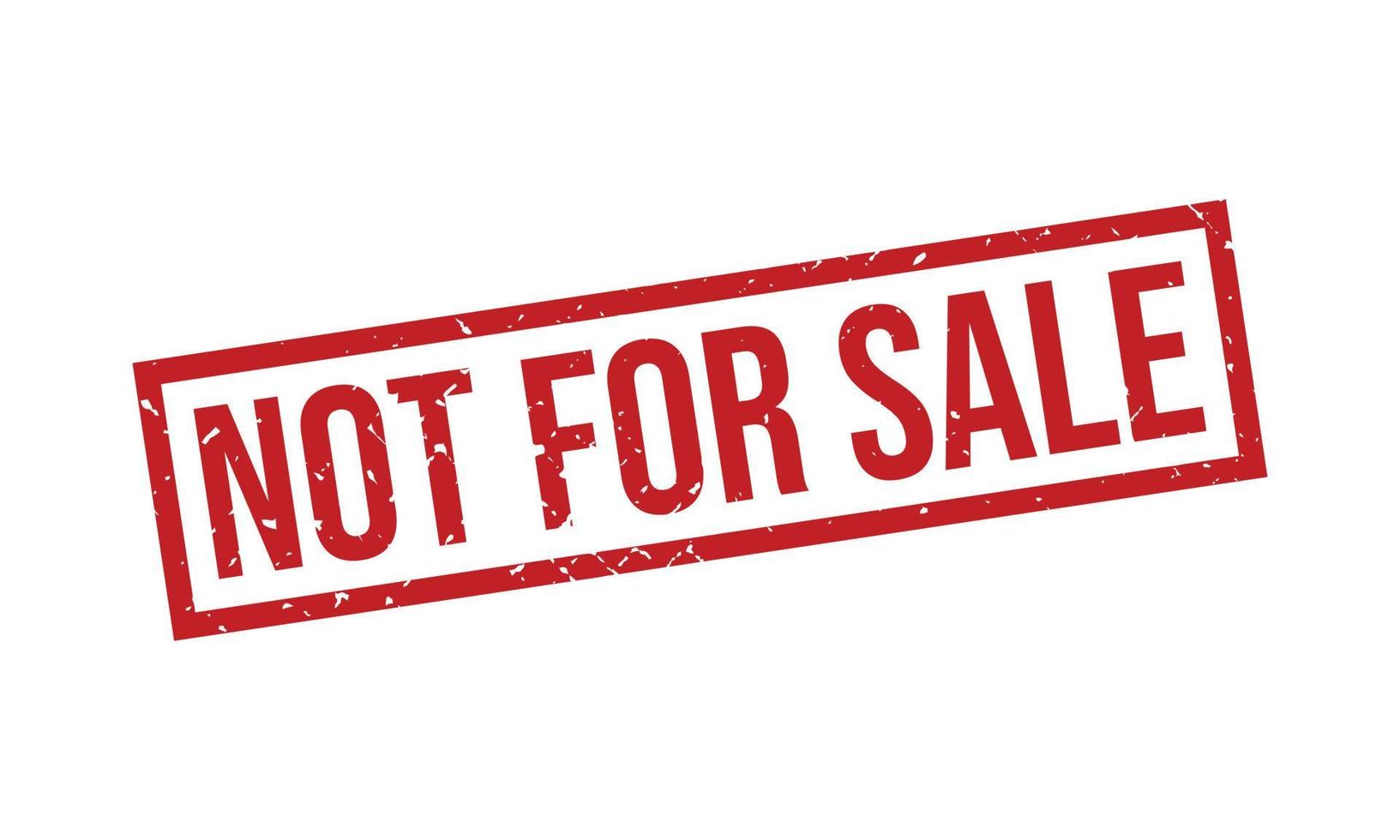 Not For Sale Rubber Stamp. Not For Sale Grunge Stamp Seal Vector Illustration