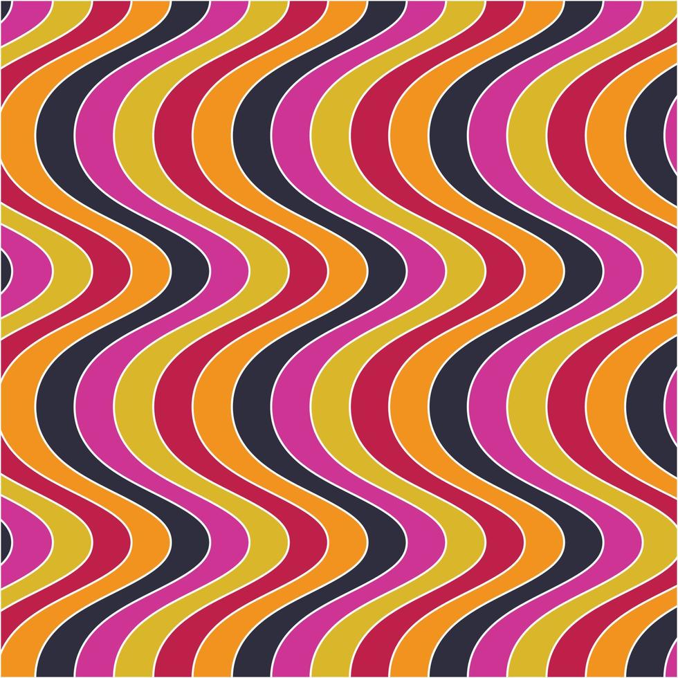 colourful Modern stylish wavey line background pattern vector