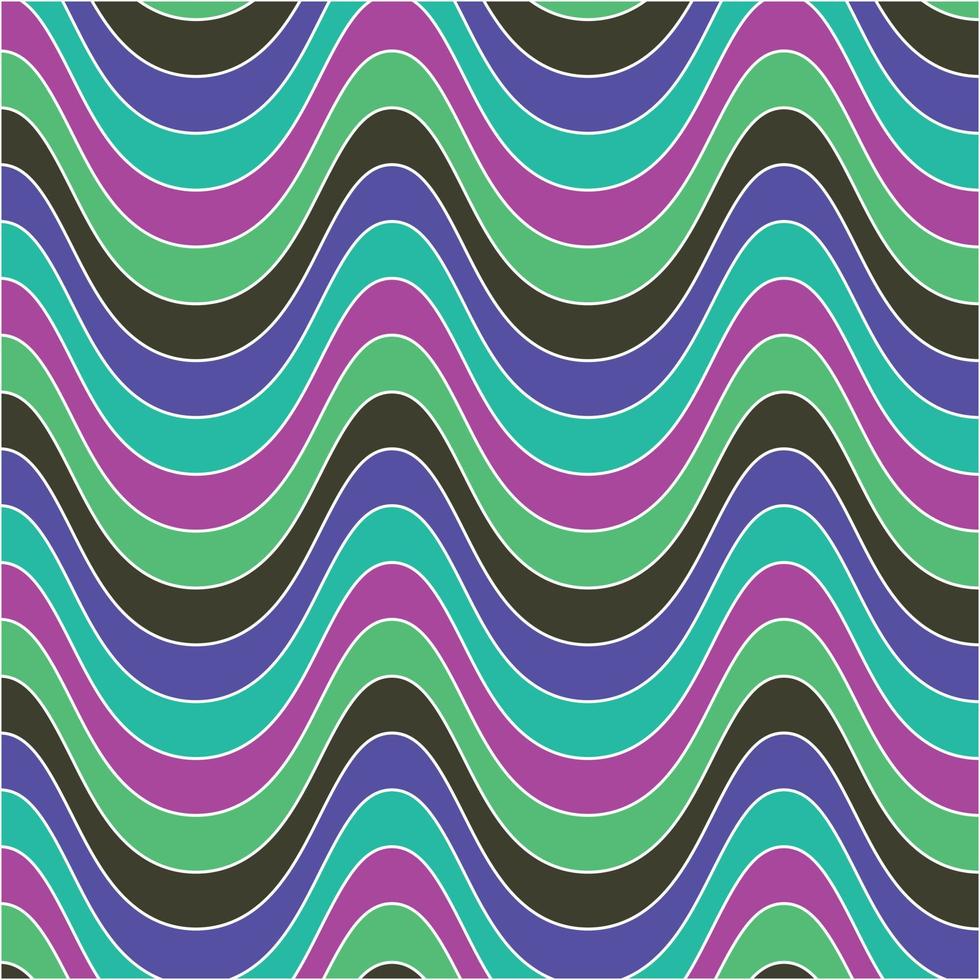 Modern green stylish wavey line background pattern vector
