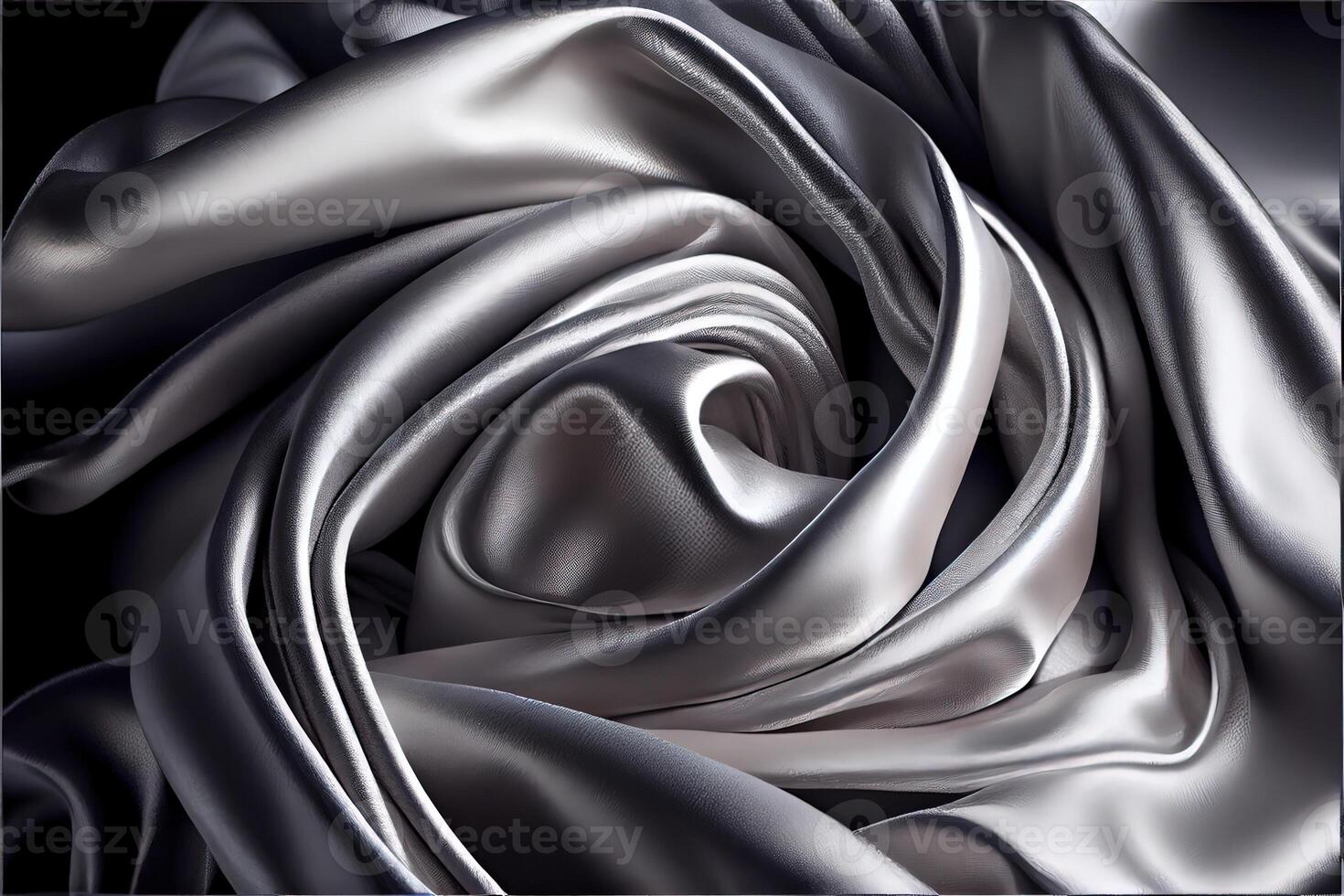 illustration of soft silver fabric photo