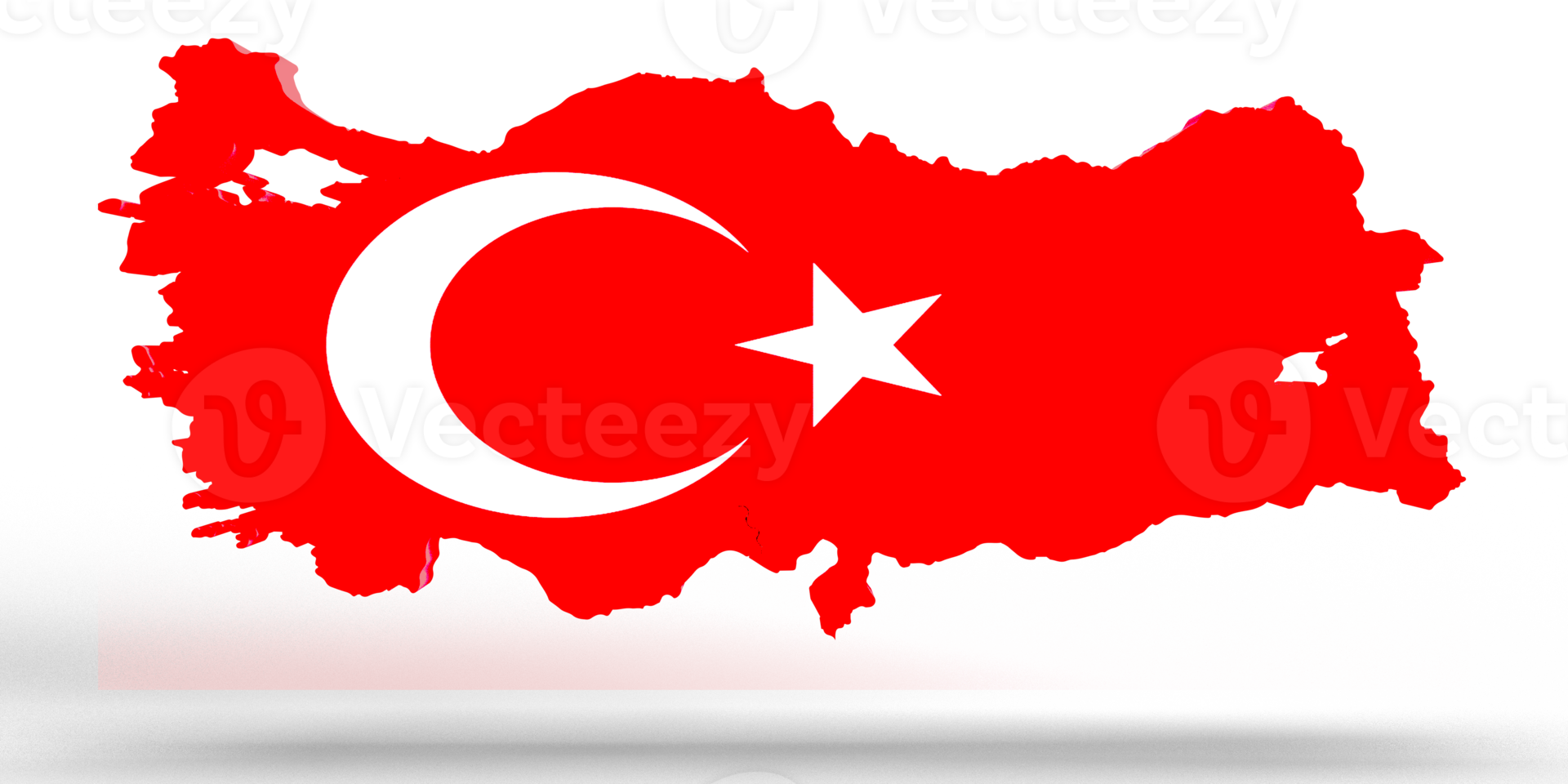 country turkey map cartography national asia europe border turkmen flag world turkish texture mediteranean atlas red star white color communication business ashgabat contour turkey culture.3d render png