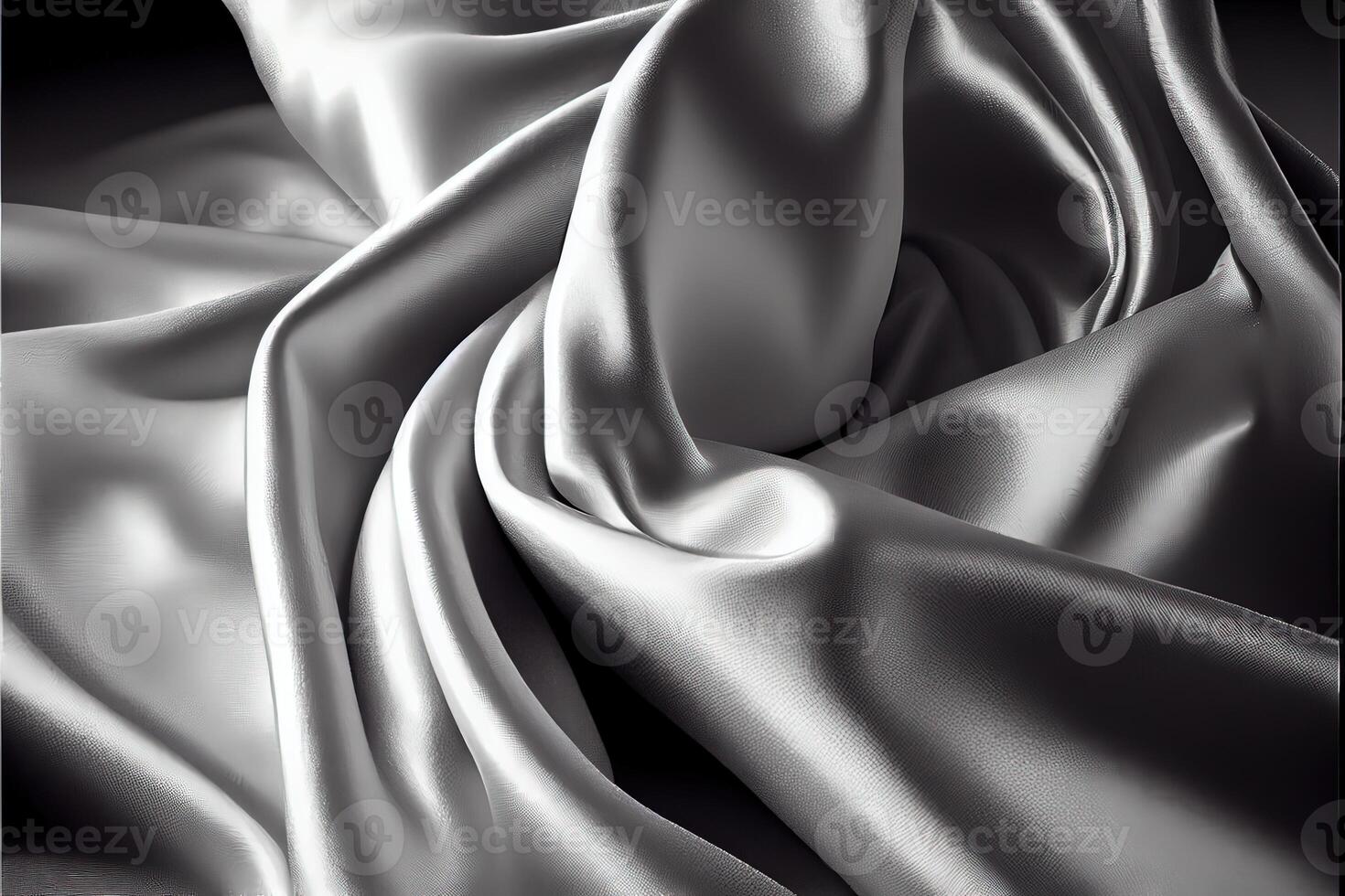 illustration of soft silver fabric photo