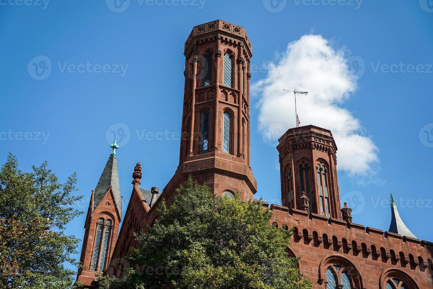 Smithsonian Castle Mall of washington dc building photo