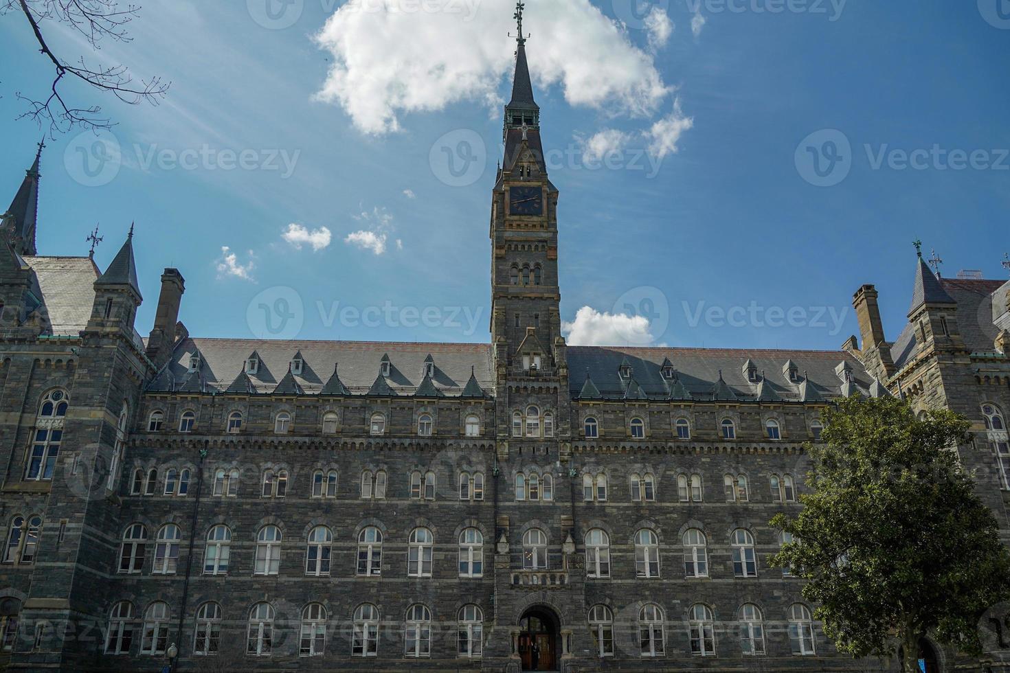 washington georgetown university on sunny day photo