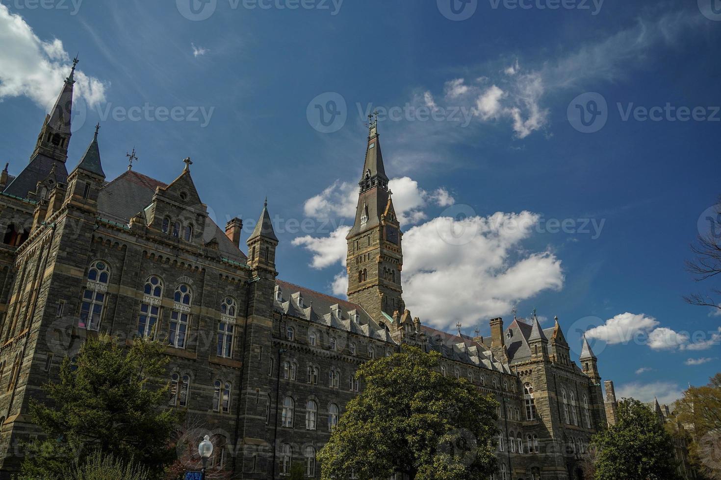 washington georgetown university on sunny day photo