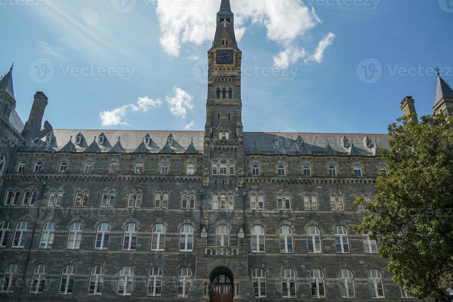 washington georgetown university on sunny day photo