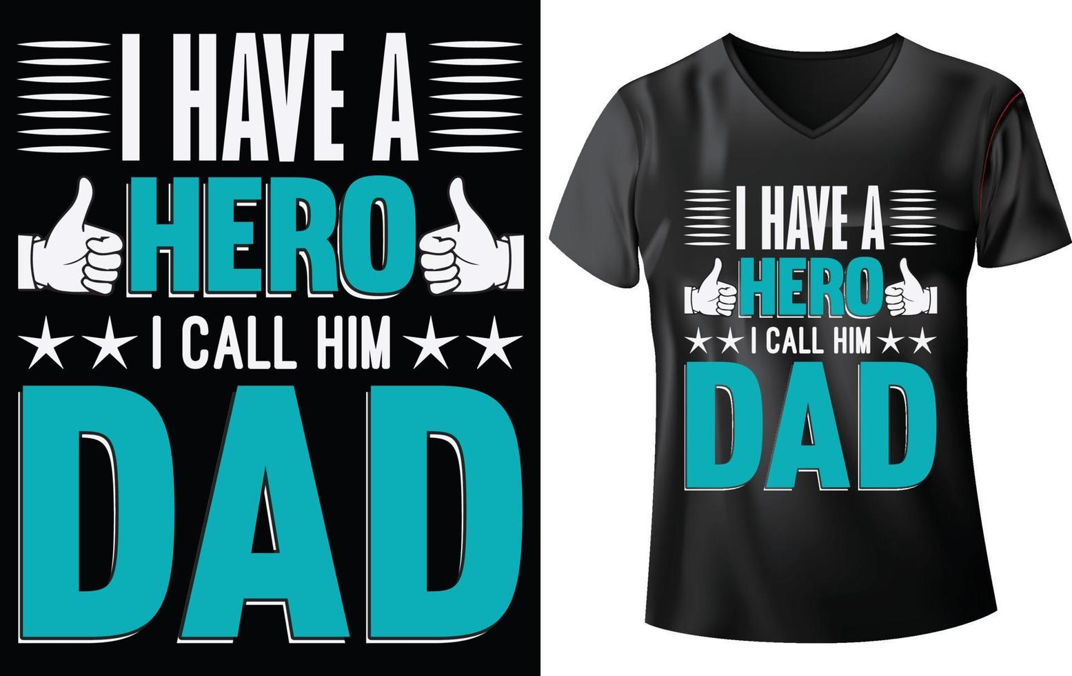 DAD T-SHIRT DESIGN vector