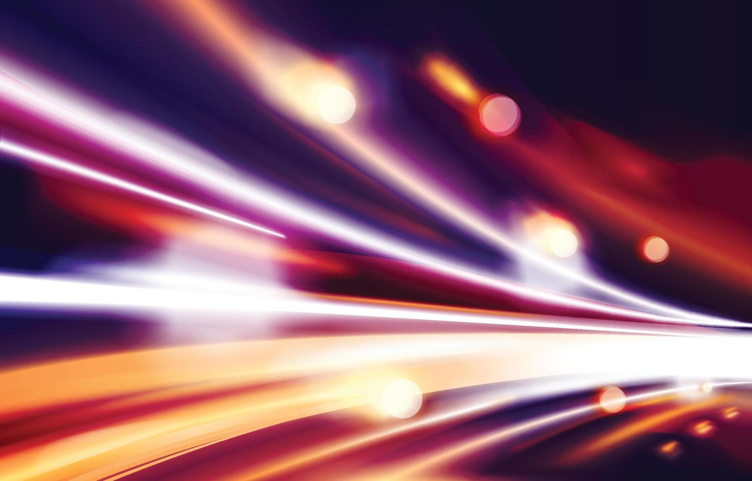 Fast Speed Light on Street vector