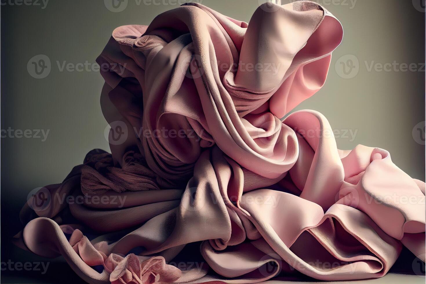 illustration of soft colorful fabric texture and background photo