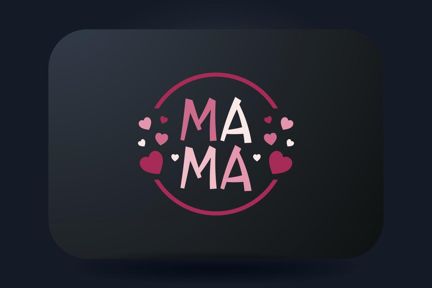 de la madre día camiseta diseño mamá vector