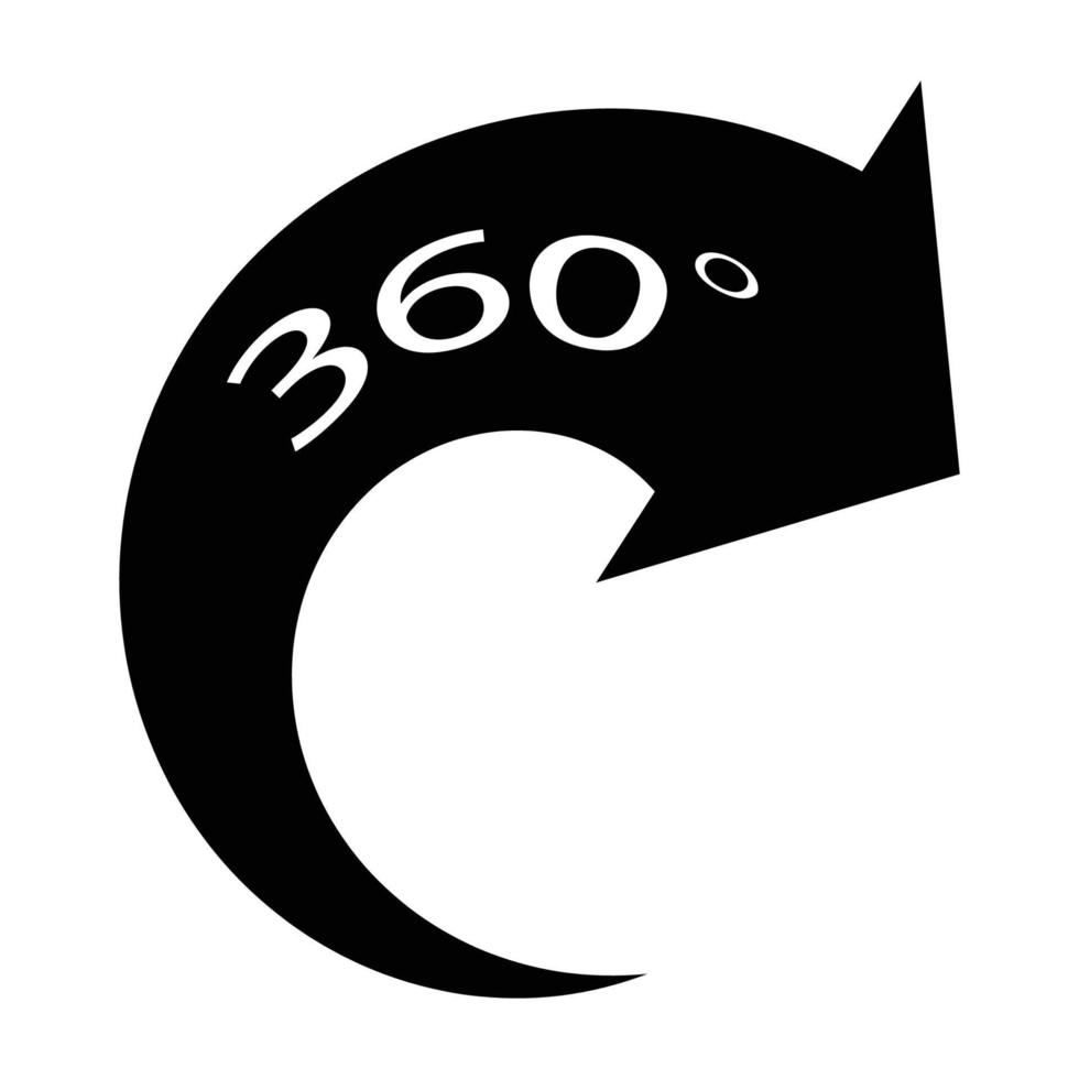 logotipos de 360 grados vector