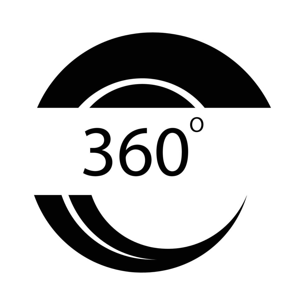 360 degree logos vector