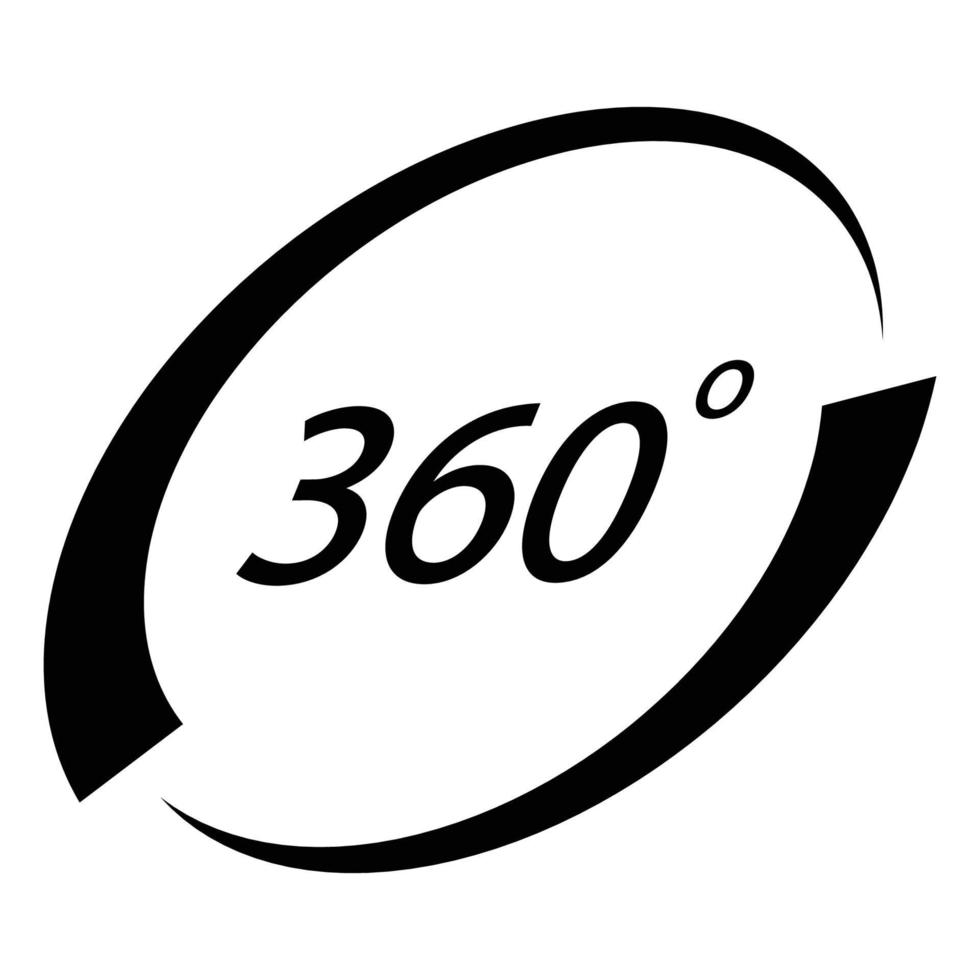 360 degree logos vector