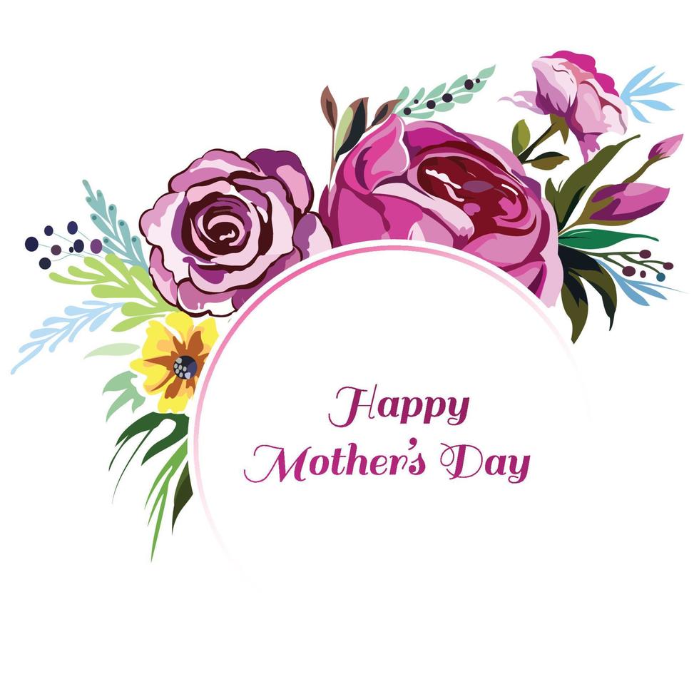 Beautiful happy mothers day greeting card background 22660261 ...