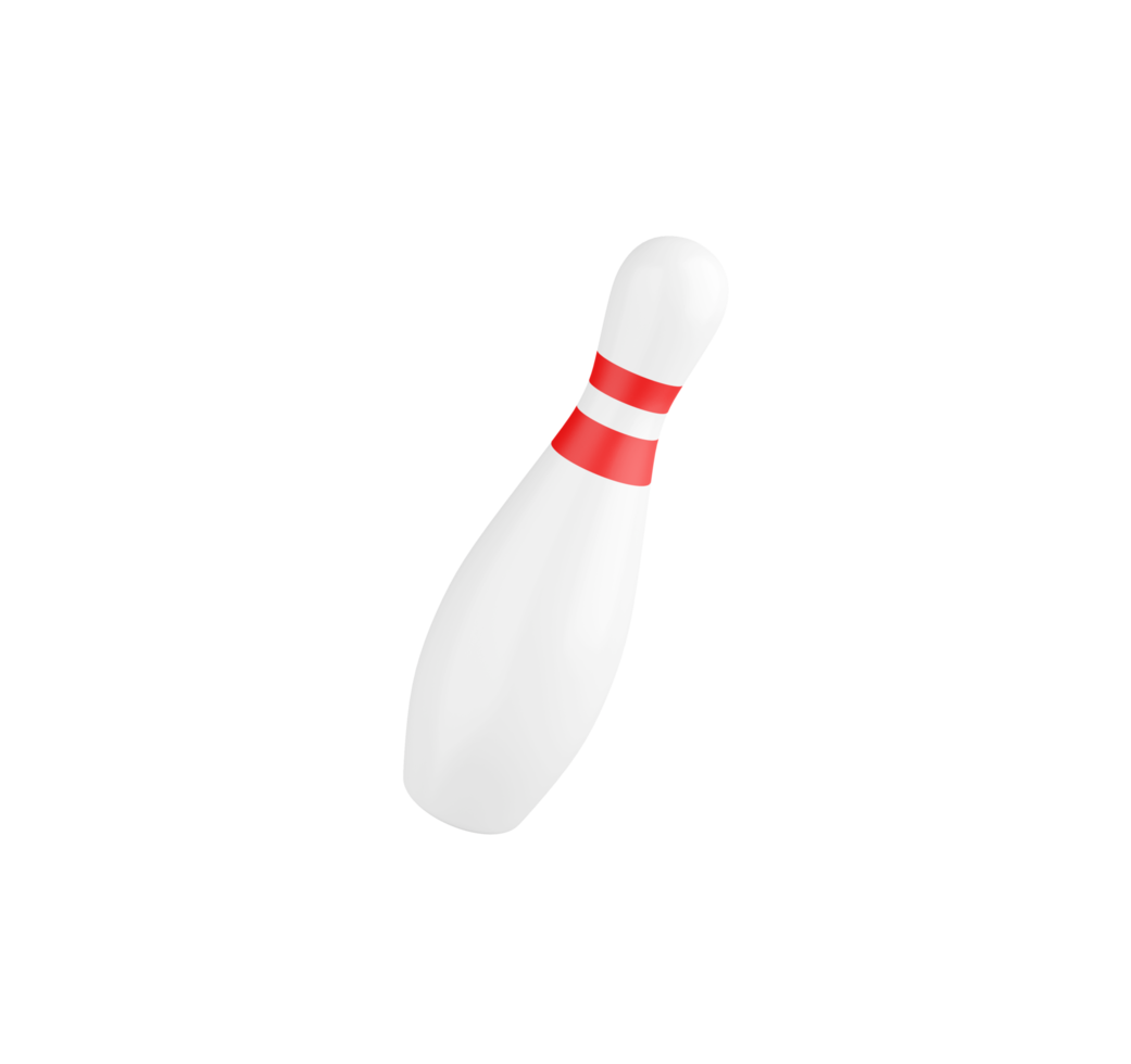 Bowling Stift 3d Illustration png