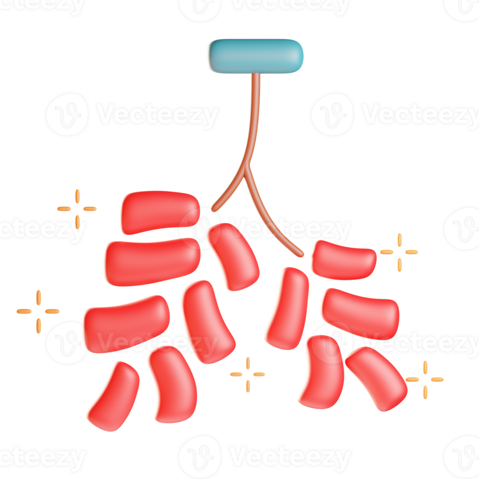 Feuerwerkskörper 3d Illustration png