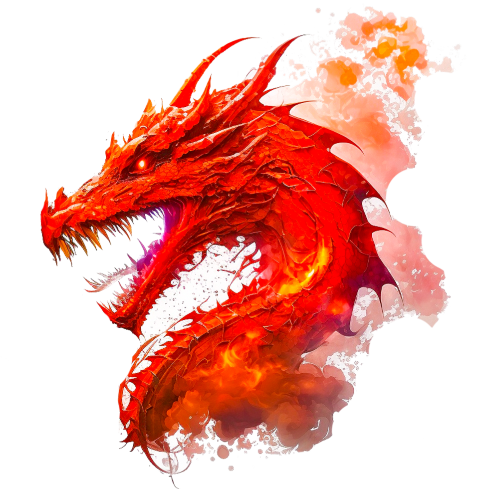 fire dragon stock illustration png