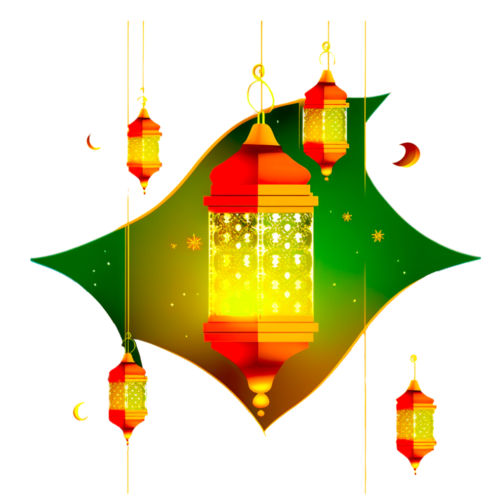Ramadan lantern clipart transparent png