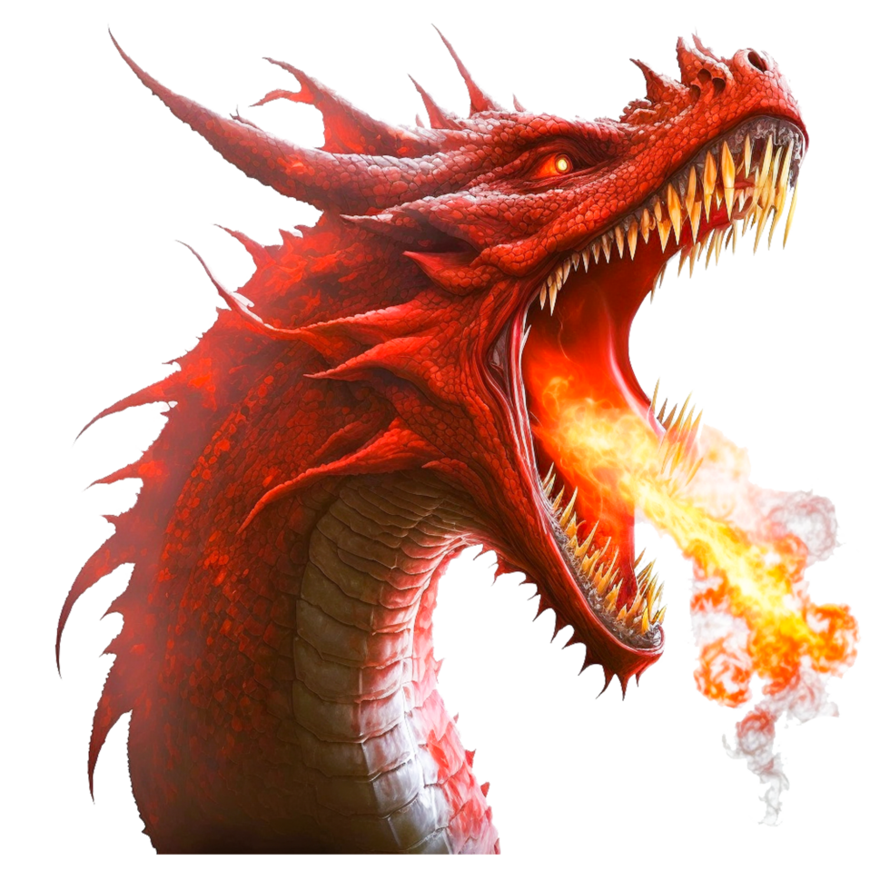 occidentale Drago azione illustrazione png