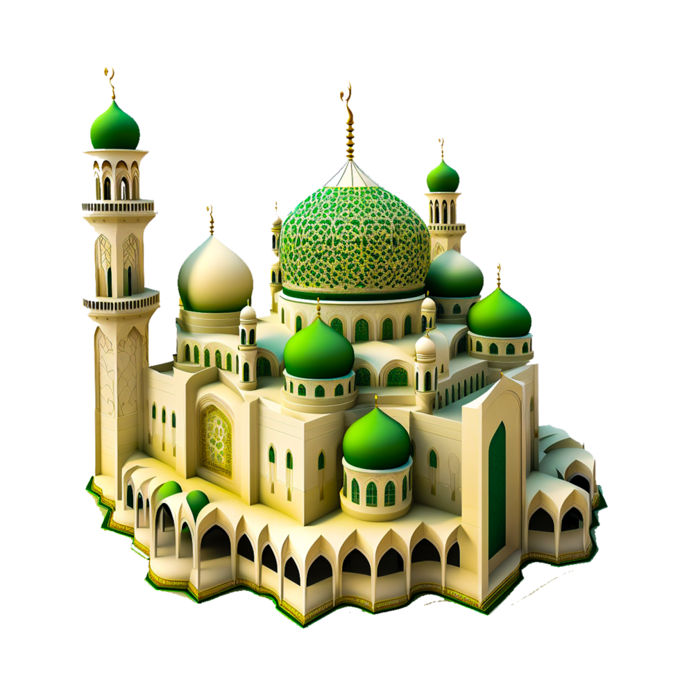 eid Mubarak islámico mezquita clipart png