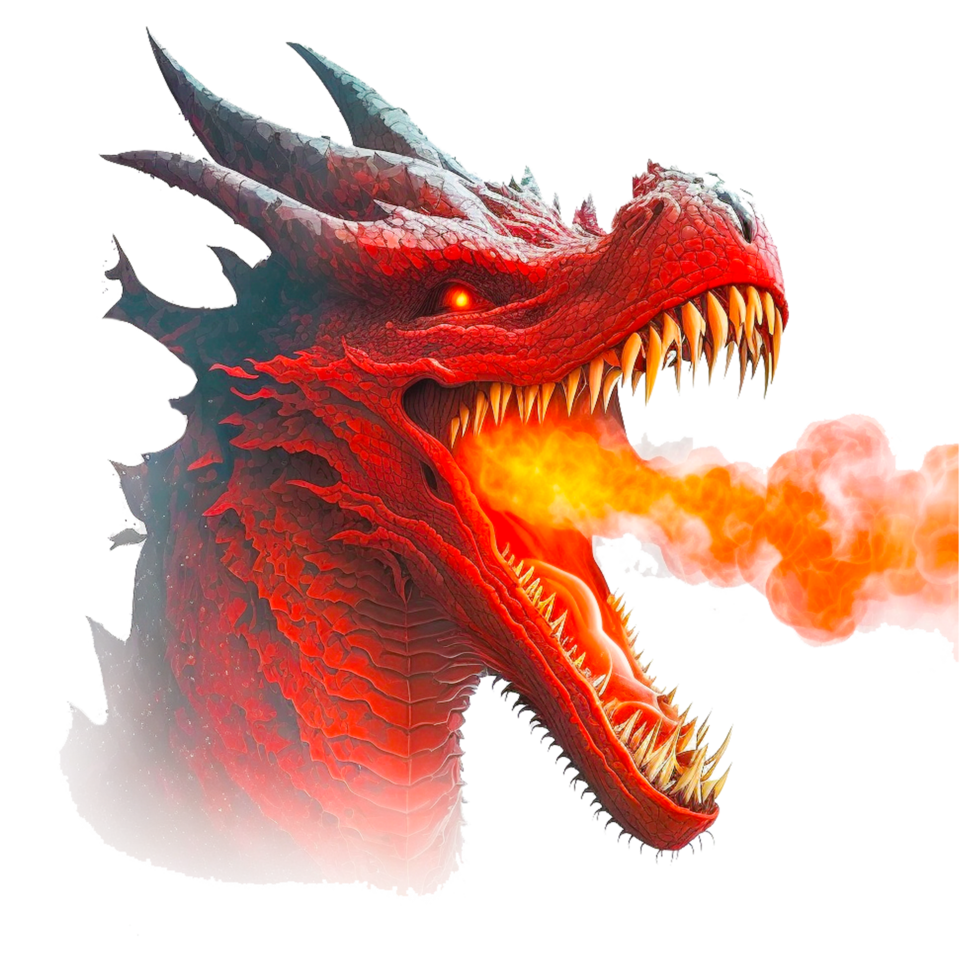 fire pit dragon free illustration png
