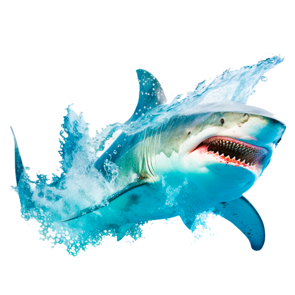 water sharks PNG transparent