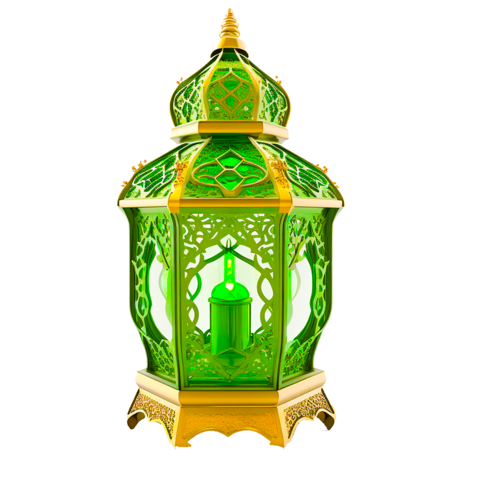 cute lamp on Eid Mubarak png